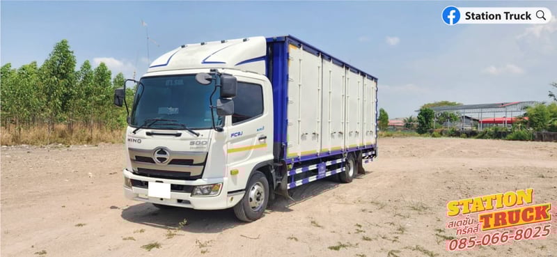 HINO FC 175แรงม้า รถบรรทุก 6ล้อ ตู้แห้ง ปี2022
