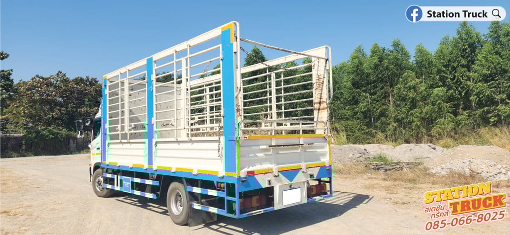 HINO FC 155แรงม้า รถบรรทุก 6ล้อ กระบะคอกสูง ปี2023 เลขไมล์ 62,765 กม.