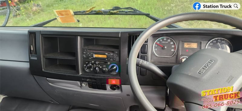 ISUZU FRR 210แรงม้า รถบรรทุก 6ล้อ กระบะเหล็กติดเครน ปี2022 เลขไมล์ 68,864 กม.