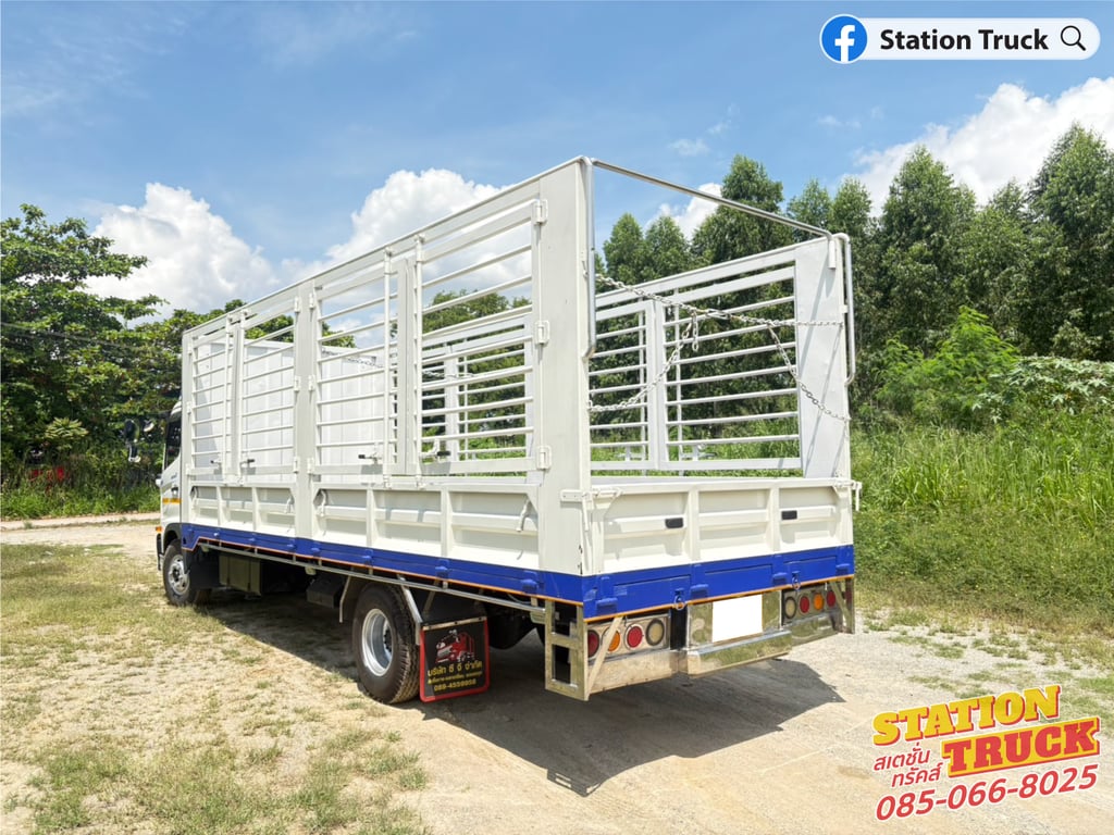 HINO FC 175แรงม้า รถบรรทุก 6ล้อ กระบะคอกสูง ปี2022