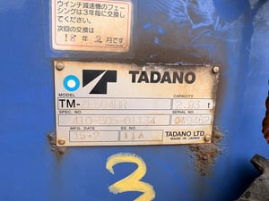 เครนUnicและTadano 5ตัน