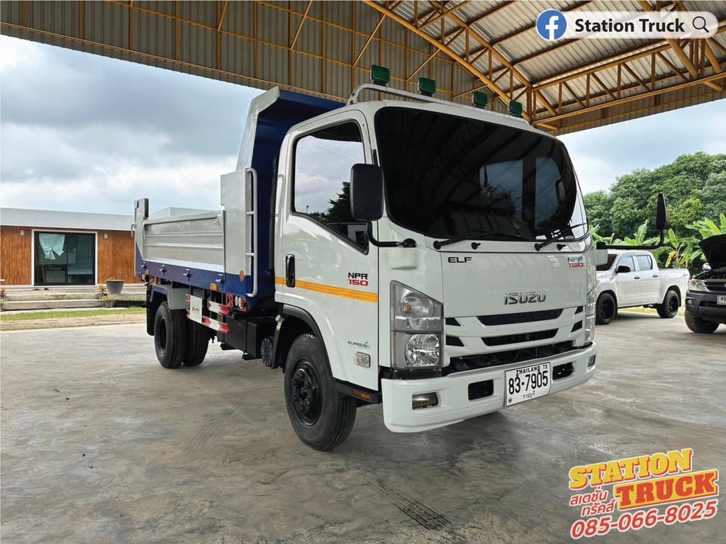 ISUZU NPR 150แรงม้า รถบรรทุก 6ล้อ ดั้มพ์ ปี2022 เลขไมล์ 32,230 กม. ISUZU NPR 150แรงม้า รถบรรทุก 6ล้อ ดั้มพ์ ปี2022 เลขไมล์ 32,230 กม.