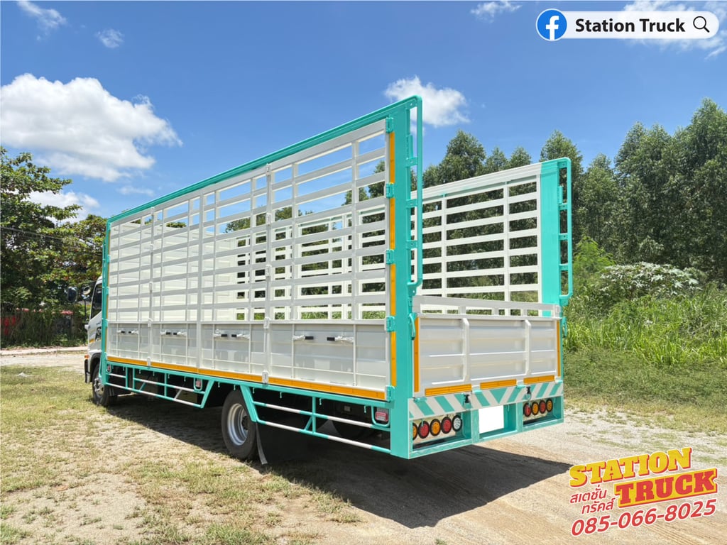 HINO FC 210แรงม้า รถบรรทุก 6ล้อ กระบะคอกสูง ปี2022 เลขไมล์ 193,223 กม.