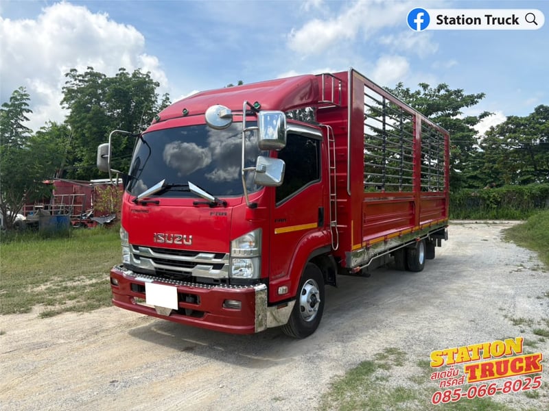 ISUZU FRR 210แรงม้า รถบรรทุก 6ล้อ กระบะคอกสูง ปี2022