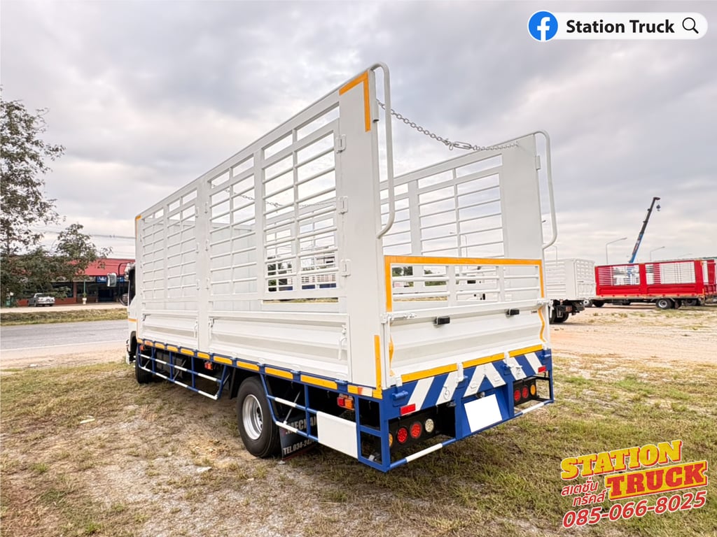 ISUZU FRR 210แรงม้า รถบรรทุก 6ล้อ กระบะคอกสูง ปี2023 เลขไมล์ 194,726 กม.