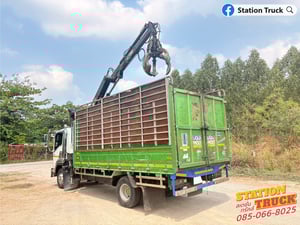 ISUZU FRR 190แรงม้า รถบรรทุก 6ล้อ กระบะเหล็กติดเครน ปี2017 เลขไมล์ 100,393 กม. ISUZU FRR 190แรงม้า รถบรรทุก 6ล้อ กระบะเหล็กติดเครน ปี2017 เลขไมล์ 100,393 กม.