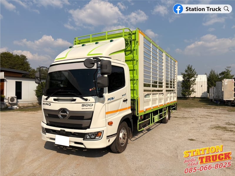 HINO FC 175แรงม้า รถบรรทุก 6ล้อ กระบะคอกสูง ปี2022 เลขไมล์ 86,646 กม.
