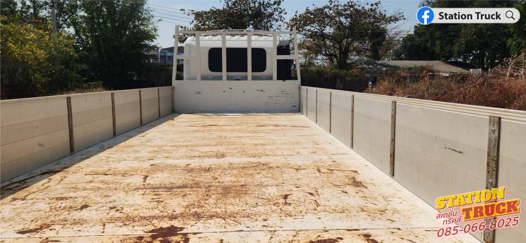 HINO FC 210แรงม้า รถบรรทุก 6ล้อ กระบะเหล็ก ปี2022 เลขไมล์ 193,188 กม.