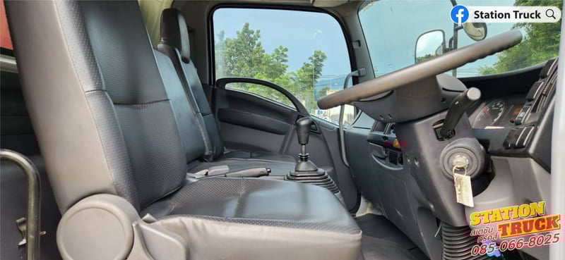 ISUZU FRR 210แรงม้า รถบรรทุก 6ล้อ กระบะเหล็กติดเครน ปี2022 เลขไมล์ 68,864 กม.