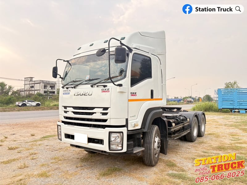 ISUZU GXZ 360แรงม้า รถบรรทุก หัวลาก 10ล้อ หัวลาก เฉพาะหัว ปี2012