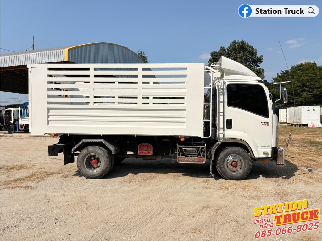 ISUZU FRR 210แรงม้า รถบรรทุก 6ล้อ ดั้มพ์ ปี2020 เลขไมล์ 113,328 กม.