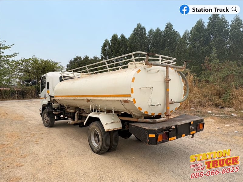 ISUZU FRR 190แรงม้า รถบรรทุก 6ล้อ บรรทุกน้ำ ปี2023 เลขไมล์ 13,446 กม.