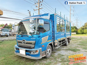 HINO FC 175แรงม้า รถบรรทุก 6ล้อ กระบะคอกสูง ปี2023 เลขไมล์ 53,523 กม.