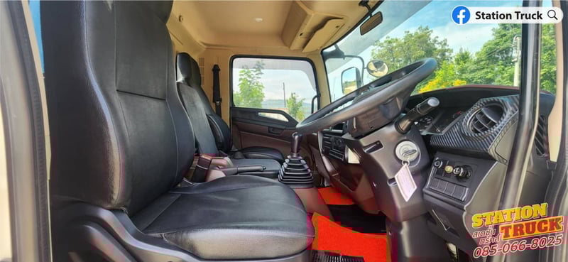 HINO FC 175แรงม้า รถบรรทุก 6ล้อ กระบะเหล็กติดเครน ปี2023 เลขไมล์ 112,051 กม.