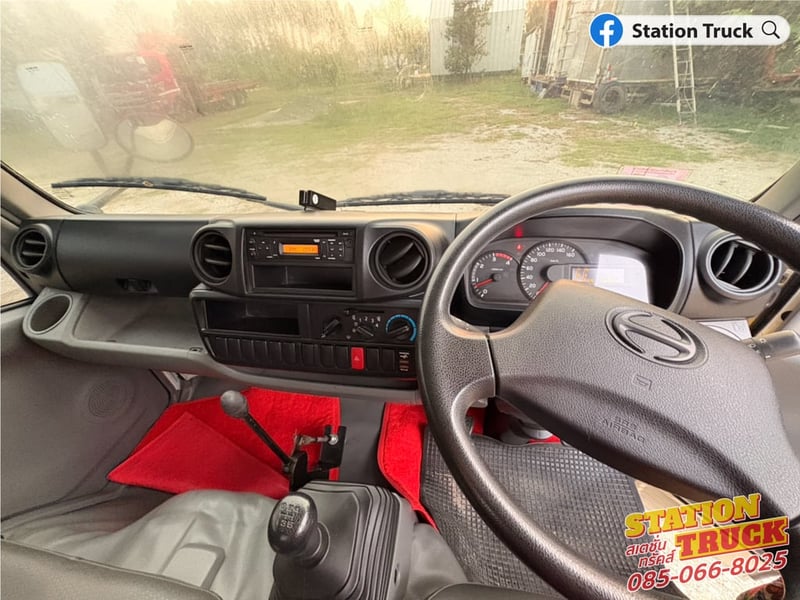 HINO XZU 150แรงม้า รถบรรทุก 6ล้อ ดั้มพ์ ปี2024 เลขไมล์ 55,743 กม.