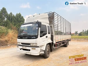 ISUZU FTR 200แรงม้า รถบรรทุก 6ล้อ กระบะคอกสูง ปี2005 เลขไมล์ 649,963 กม.