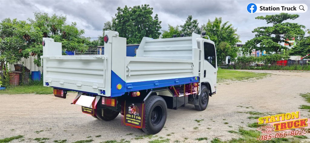 ISUZU NMR 130แรงม้า รถบรรทุก 6ล้อ ดั้มพ์ ปี2022 เลขไมล์ 25,621 กม.