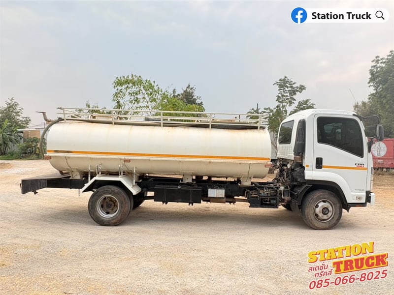 ISUZU FRR 190แรงม้า รถบรรทุก 6ล้อ บรรทุกน้ำ ปี2023 เลขไมล์ 13,446 กม.
