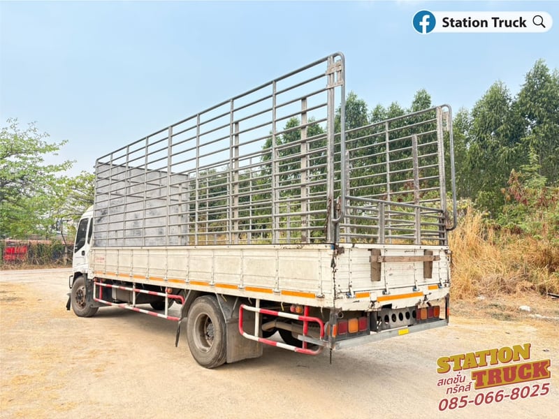 ISUZU FTR 200แรงม้า รถบรรทุก 6ล้อ กระบะคอกสูง ปี2005 เลขไมล์ 649,963 กม.