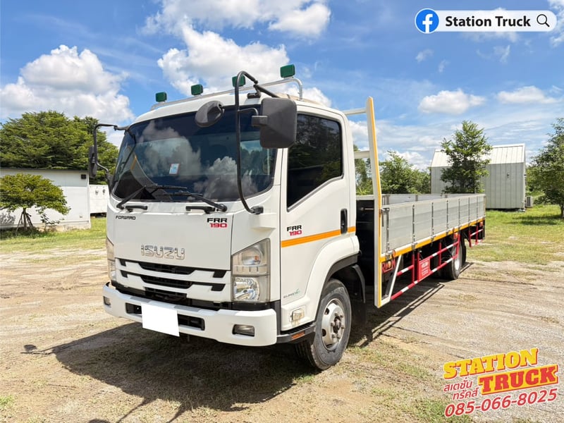 ISUZU FRR 210แรงม้า รถบรรทุก 6ล้อ กระบะเหล็ก ปี2021 เลขไมล์ 184,422 กม.