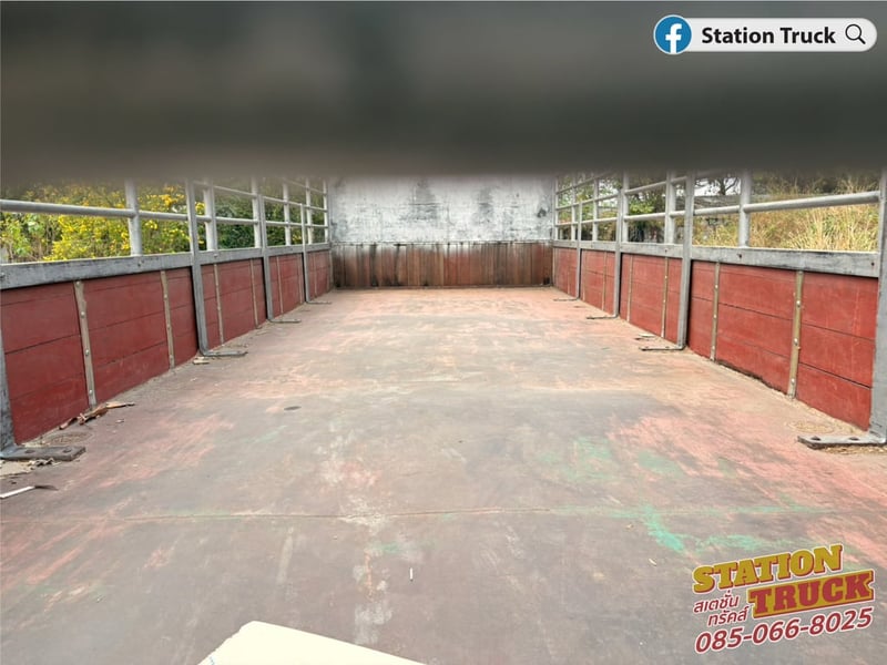 ISUZU FTR 200แรงม้า รถบรรทุก 6ล้อ กระบะคอกสูง ปี2005 เลขไมล์ 649,963 กม.