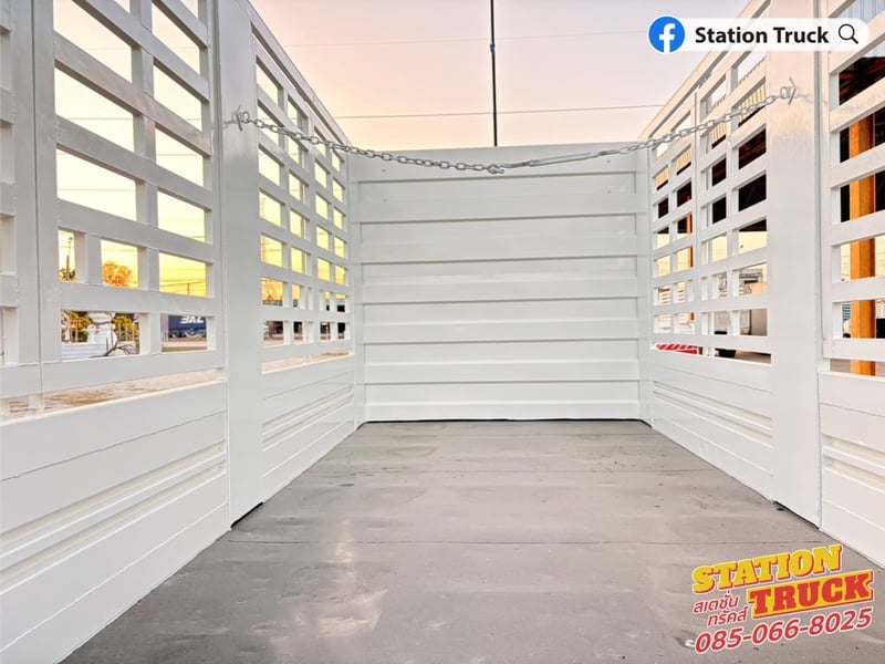 HINO FC 210แรงม้า รถบรรทุก 6ล้อ กระบะคอกสูง ปี2022 เลขไมล์ 12,959 กม.