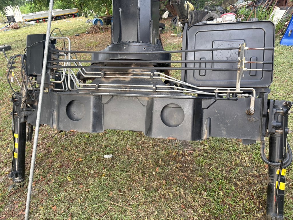 เครน Hiab ติดรถบรรทุก 6ตัน 4ปอก มือสองสภาพดี