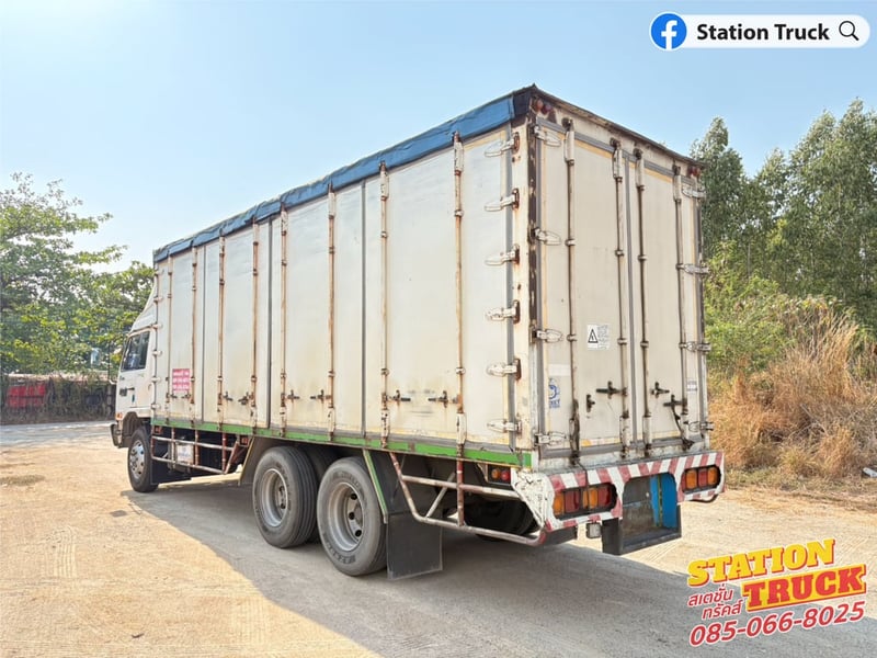 NISSAN UD PKB 216แรงม้า รถบรรทุก 10ล้อ ตู้แห้ง ปี2007