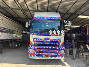 🚛 สิบล้อพ่วงเเม่ลูก  ปี 2561 HINO FM1A   344 เเรงม้า (3362)(3363)