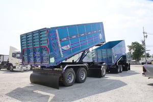 สิบล้อดั้มพ์ พ่วงเเม่ลูก ปี 2564 HINO FM2P 380 เเรงม้า ยางใหม่ 10 เส้น Sาคา 2,710,000.-(2344)(TD35)