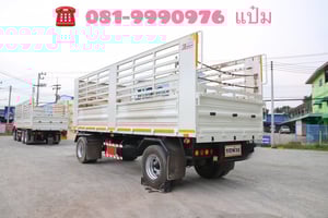 🚛หางคอกสองเพลา  ปี 2565 อู่เอสเคที  Sาคา  450,000.- (6467)