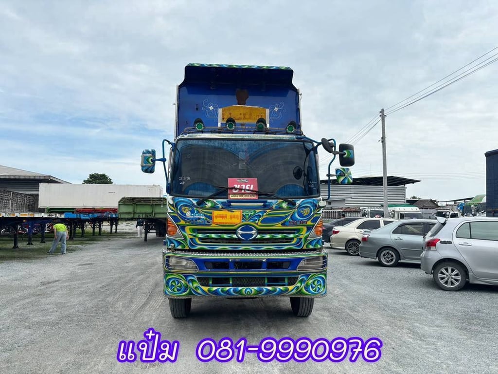 🚚สิบล้อดั้มพ์ พ่วงเเม่ลูก  ปี 56  HINO 344 แรงม้า Sาคา  1,390,000.-(3163)(3164)