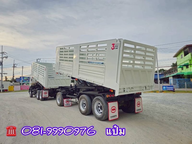 🚚 สิบล้อดั้มพ์ พ่วงเเม่-ลูก ปี 65 ISUZU FXZ 360 เเรง ( 3843)(3844) Sาคา 2,990,000.-