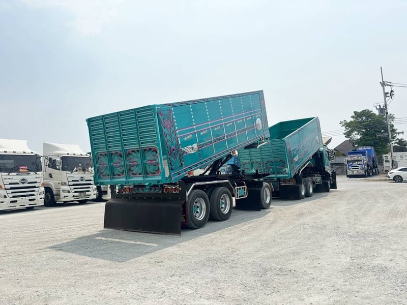🔥 จัดว่าเด็ด พ่วงเเม่ลูก FXZ  360 เเรง ISUZU FXZ  360 เเรง ปี 2565 Sาคา  3,120,000.-(1245)(1246)