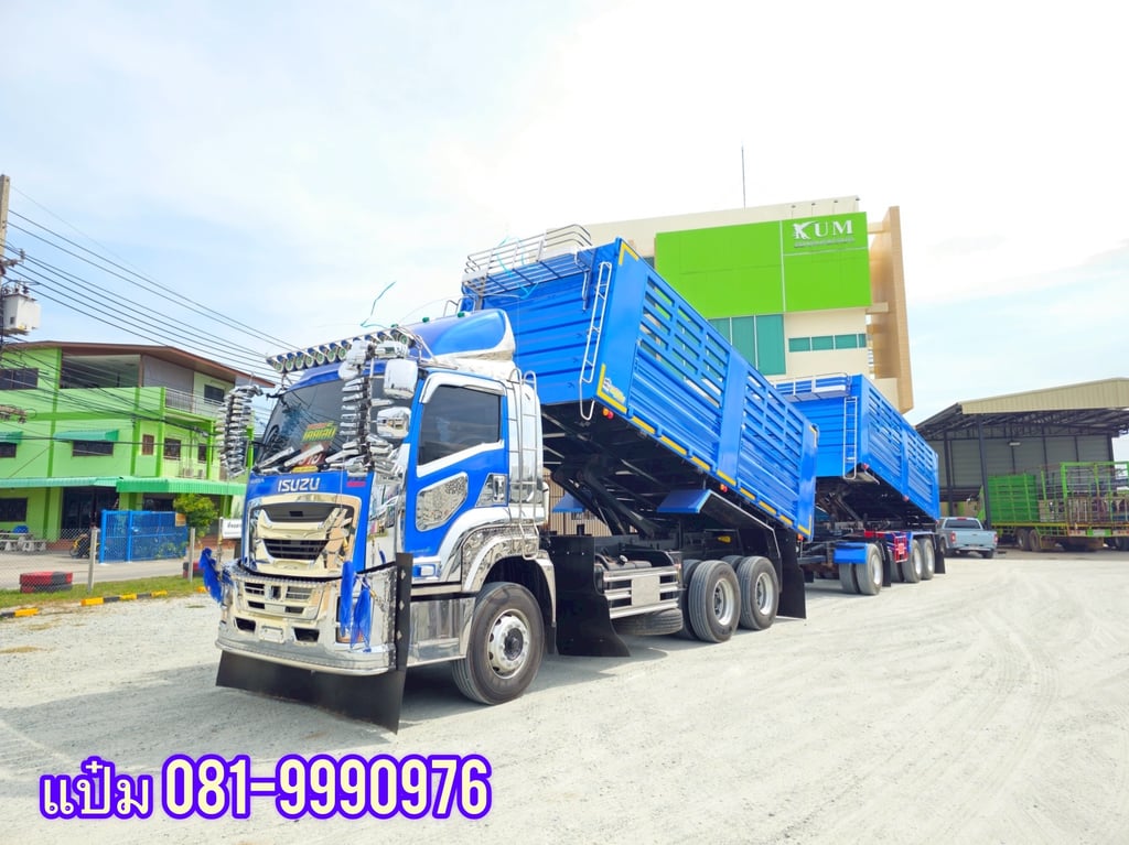 🚌สิบล้อพ่วงเเม่ลูก ปี 2566 ISUZU FXZ 360 แรงม้า Sาคา 3,430,000.-(3502)(3088) 🚌สิบล้อพ่วงเเม่ลูก ปี 2566 ISUZU FXZ 360 แรงม้า Sาคา 3,430,000.-(3502)(3088)