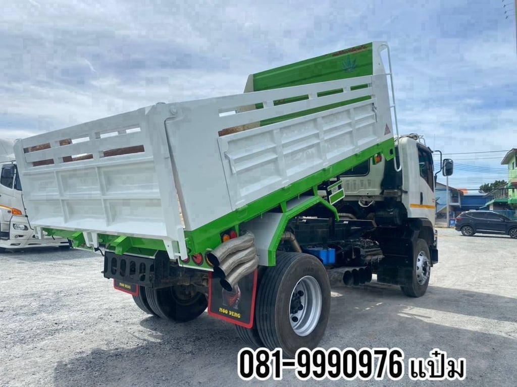 🚚หกล้อดั้มพ์ ISUZU FTR  240  แรง ปี 2565 ราคา  1,290,000.-(3565) 🛞เก็บสีกระบะใหม่