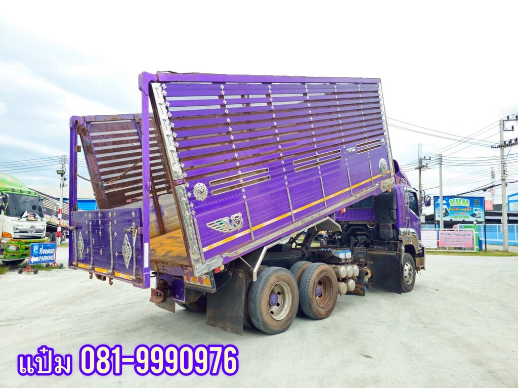 🚌สิบล้อดั้มพ์เกษตร ปี 2554 ISUZU  FXZ  360  แรงม้า ราคา  1,220,000.-(9033)