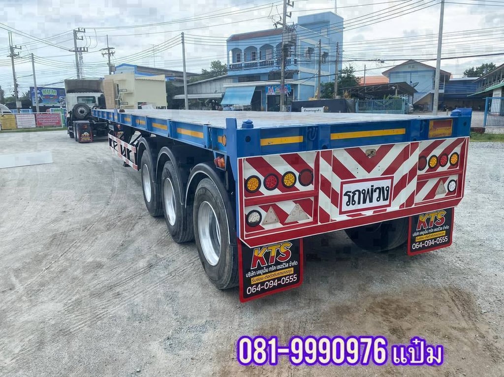 🚚 หางพื้นเรียบ ปี 2564 อู่ เสรีชัยพัฒนา ใส่ตู้ 40 ฟุต ราคา  420,000.-(4380)