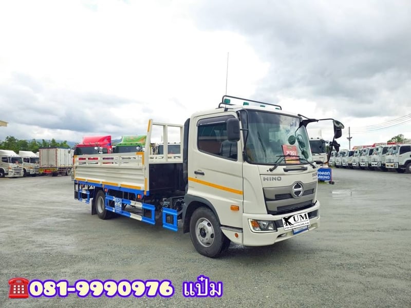 🚚หกล้อคาร์โก้ เว้นช่องติดเครน ปี 25657 HINO FC9 175 เเรงม้า Sาคา  1,290,000.-(3859)