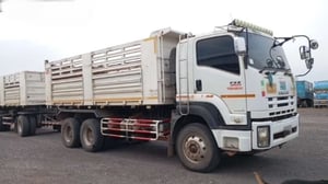 👉สิบล้อดั้มพ์พ่วง ISUZU FXZ 360 แรงม้า ปี 57(4733,4734) 👉สิบล้อดั้มพ์พ่วง ISUZU FXZ 360 แรงม้า ปี 57(4733,4734)
