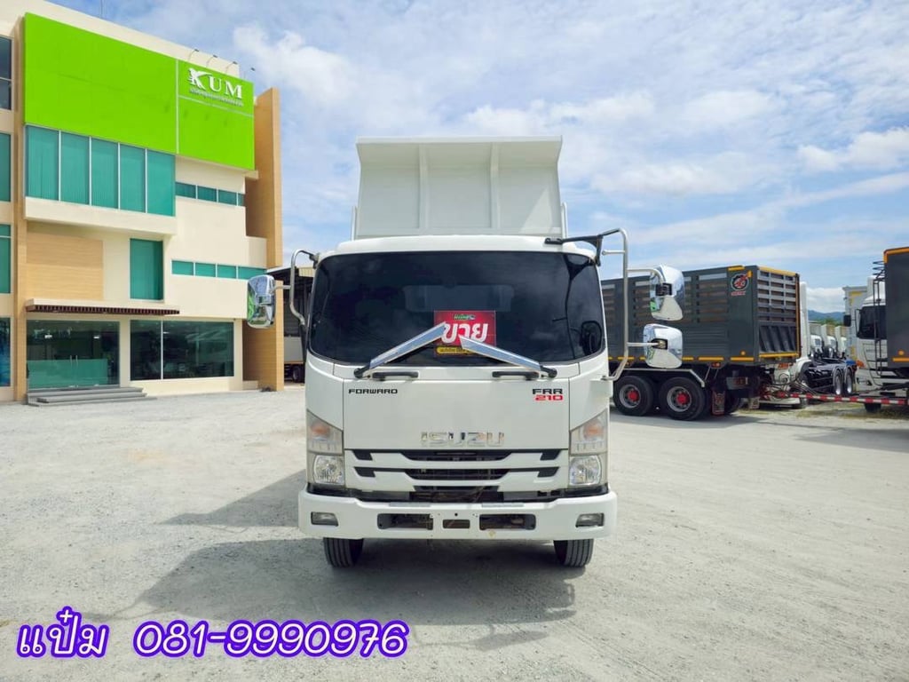 🚚หกล้อดั้มพ์  ปี 2564 ISUZU FRR  210 แรงม้า Sาคา  850,000.--(3063)