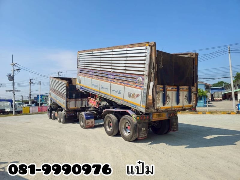 🚜12 ล้อดั้มพ์เกษตร พ่วงเเม่ลูก ISUZU FYH 360 แรงม้า ปี 2556 (0856) 🚜12 ล้อดั้มพ์เกษตร พ่วงเเม่ลูก ISUZU FYH 360 แรงม้า ปี 2556 (0856)
