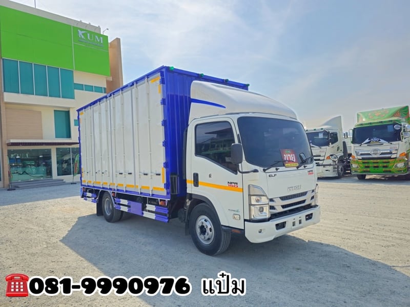 หกล้อตู้สิบบาน ปี 2565 ISUZU  NPR 150 เเรงม้า Sาคา  890,000.-(5464)