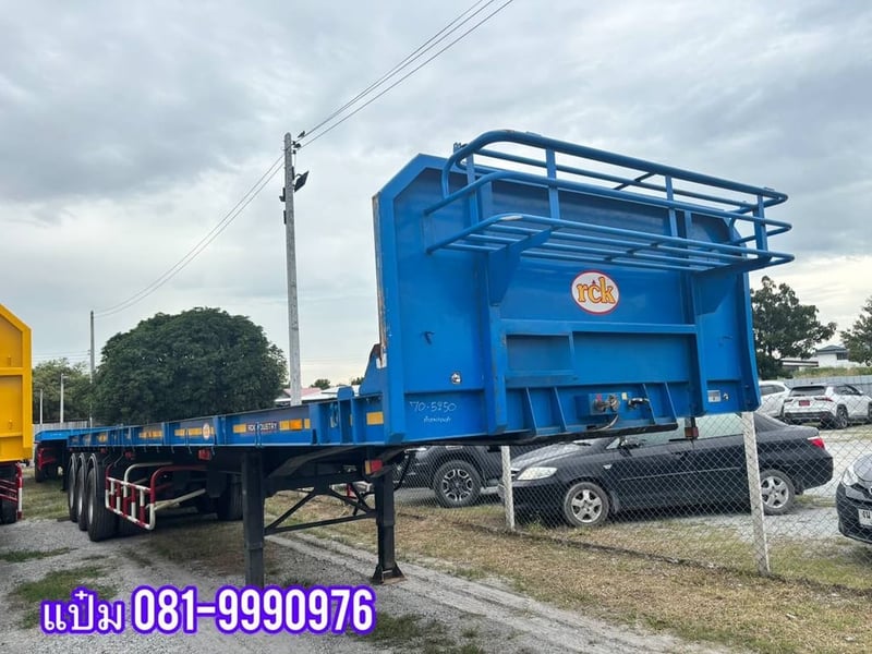 🚌หางพื้นเรียบ ปี 2565 สามเพลา  อู่ RCK  Sาคา  430,000.-(5250)