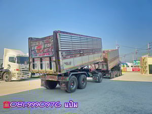 สิบสองล้อดั้มพ์ พ่วงเเม่ลูก **** เพียง 1,690,000 .-****  ISUZU FYH 360 แรงม้า ปี 57 ทั้งเเม่ลูก รถโรงสี ดูเเลตามระยะ มือเดียวป้ายแดง ไม่มีชนหนัก สิบสองล้อเเท้  (2486)(2485)