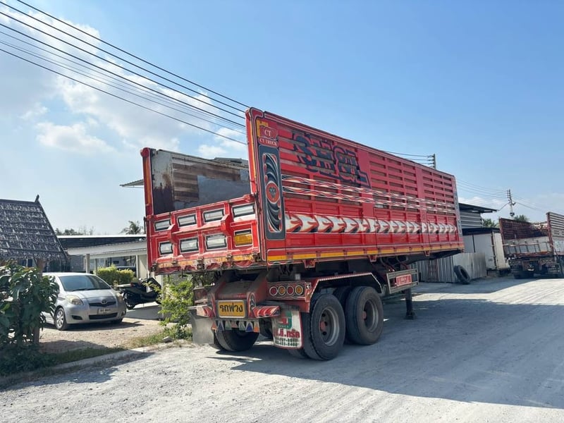 หางเซมิดั้มพ์ สองเพลา อู่ซีทีทรัค  ปี 2566 (9136) แบบเสาอากาศ Sาคา  430,000.-