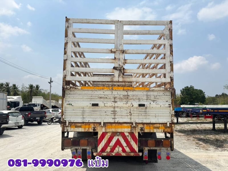 🚛สิบล้อคอก เพลาเดียว ปี 2563 ISUZU  FVM  300 เเรงม้า Sาคา  1,450,000.-(4490)
