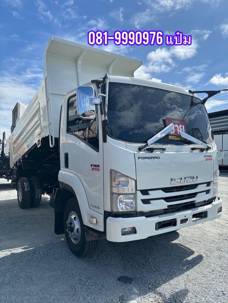 🚚หกล้อดั้มพ์ ปี 2564 ISUZU  FRR 210 แรงม้า ราคา 920,000.-(3063) 