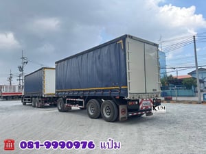 🚚สิบล้อตู้ผ้าใบ พ่วงเเม่ลูก ปี 2567 HINO  FL1A 344 แรงม้า Sาคา  2,920,000.-(5506)(5507)