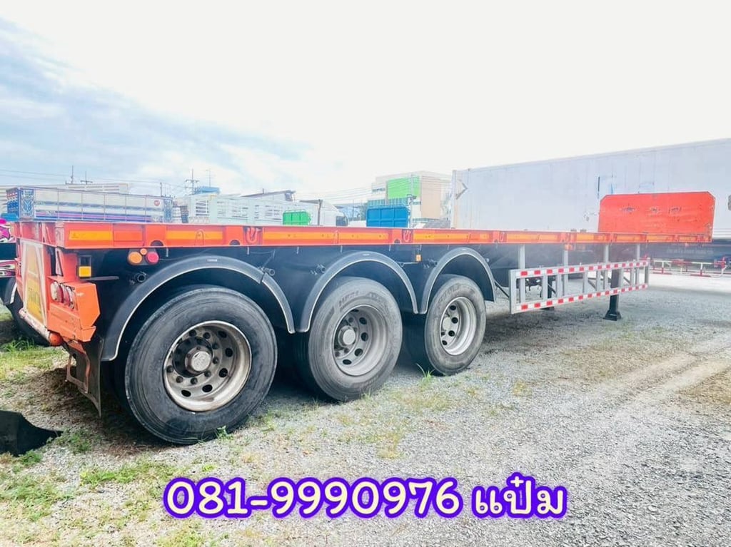 ✅หางนี้เบาสุดๆ น้ำหนัก 6.8 สามมิตร มีบังเกอร์ หางพื้นเรียบสามเพลา ปี 2565 อู่สามมิตร ราคา 490,000.-(6080) ✅หางนี้เบาสุดๆ น้ำหนัก 6.8 สามมิตร มีบังเกอร์ หางพื้นเรียบสามเพลา ปี 2565 อู่สามมิตร ราคา 490,000.-(6080)
